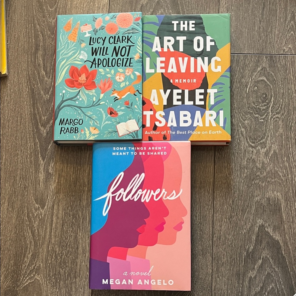 5/$25 Lot of 3 Hardcover Books